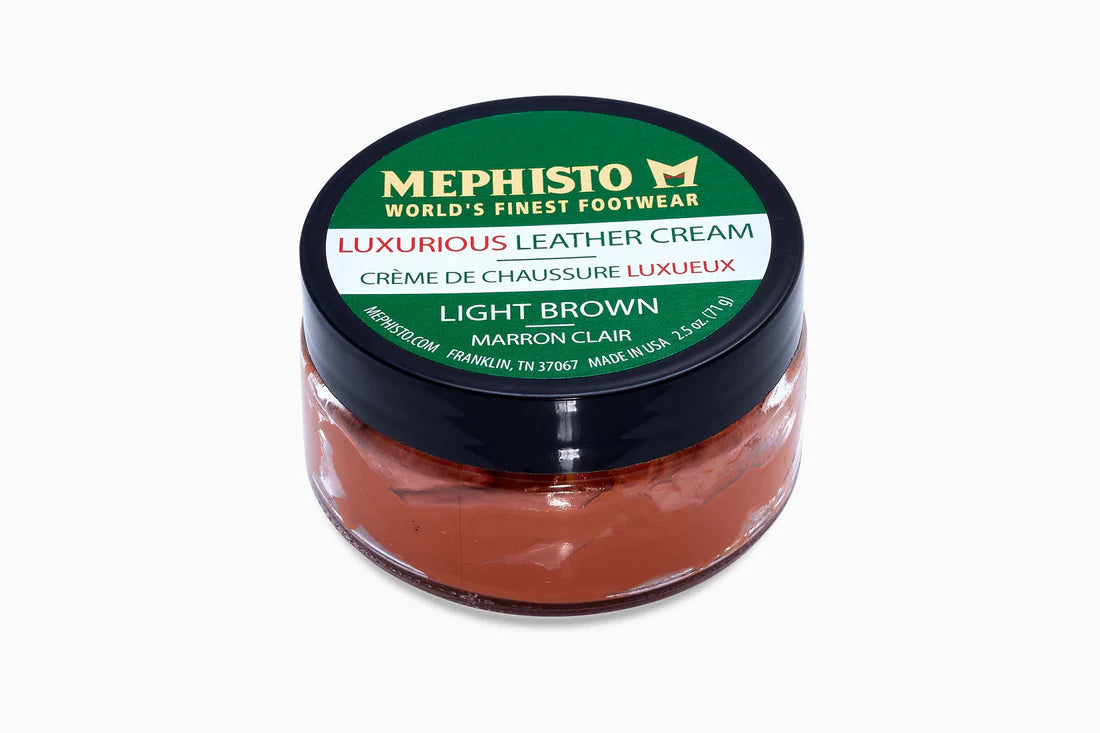Mephisto shoe cream light brown