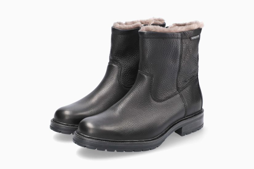 Mephisto Black Leather Men\'s Boots Pitt | Mephisto USA main image 4