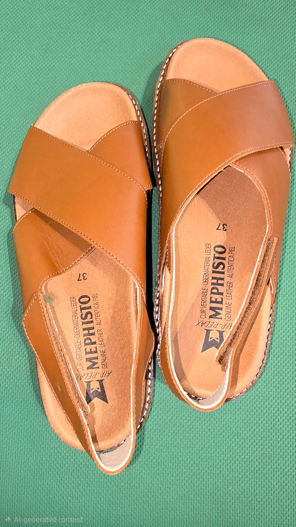 Women's Sample Blanche Brown Leather Finish (1722)