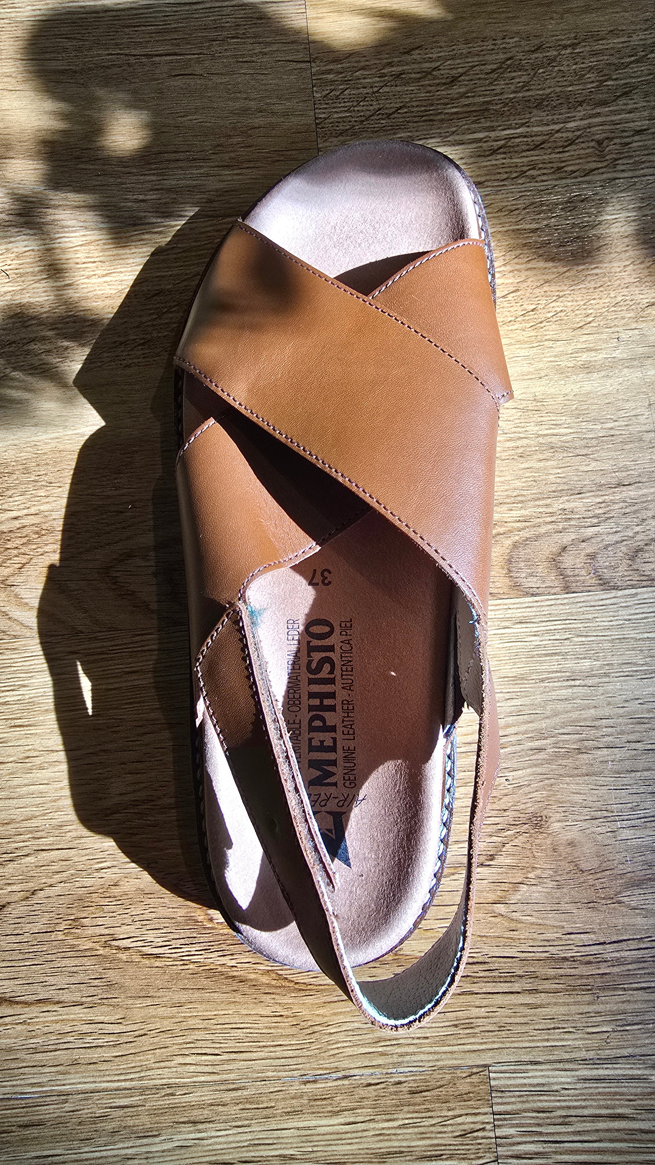 Women's Sample Blanche Brown Leather Finish 123