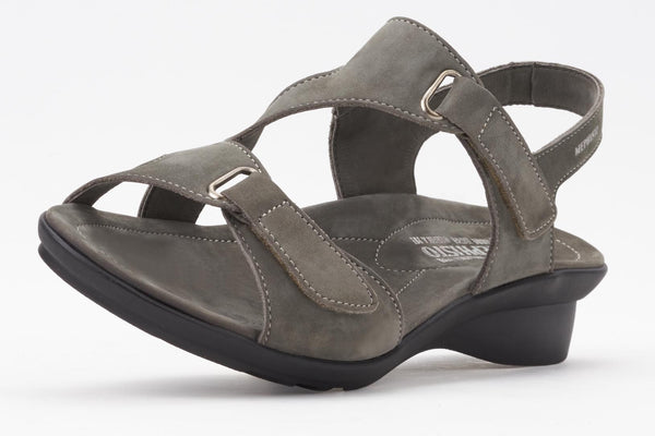 PIECE OF MIND WOMENS ANKLE STRAP SANDAL - PEWTER