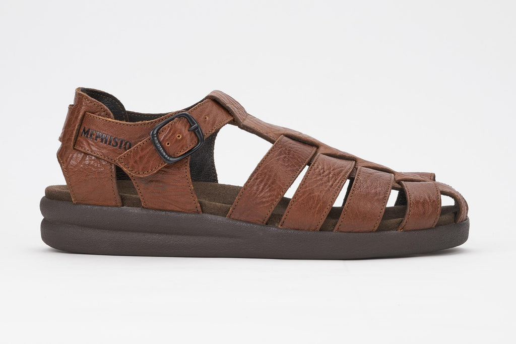 Mephisto Mens Sam Sandal EU 46 US 11.5-12 Fisherman Brown Leather Portugal Sam - Mephisto - ShoesRX.com main image 2