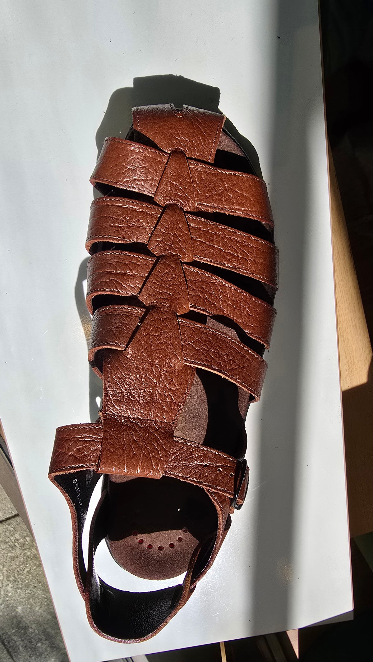 Men's Sample Second Sam Desert Tan size 12