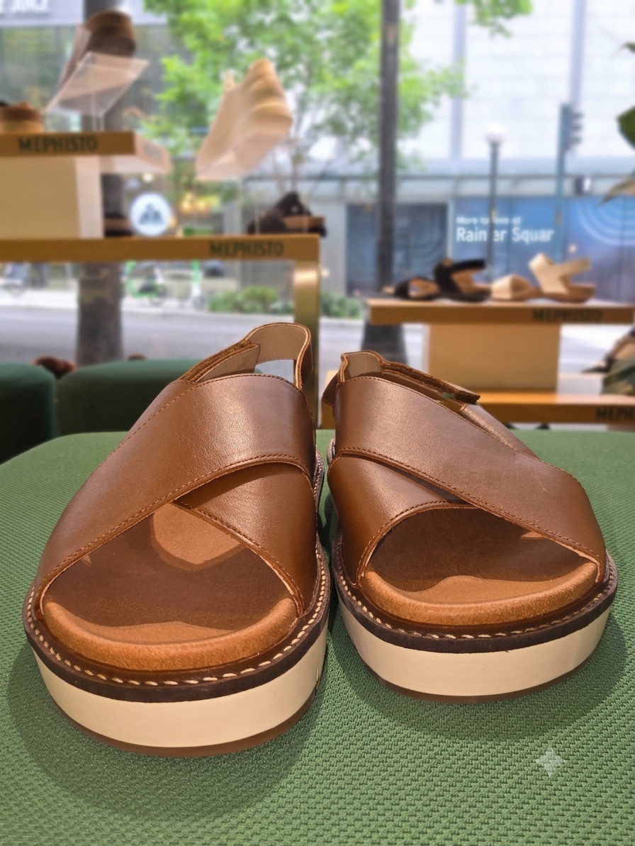 Women's Sample Blanche Brown Leather Finish (1722)