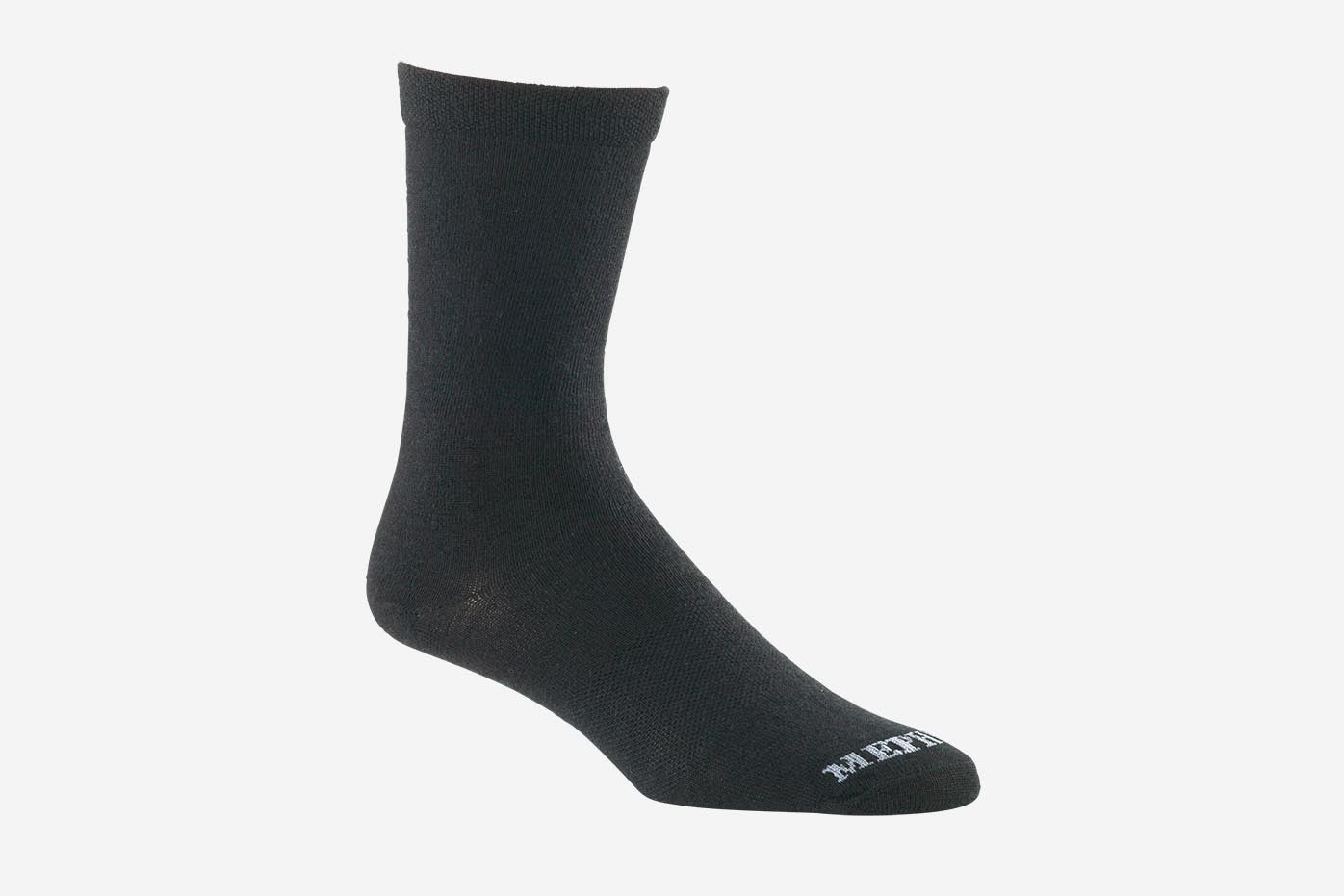 Mephisto Women's Black Beverly Sock merino wool profile view 