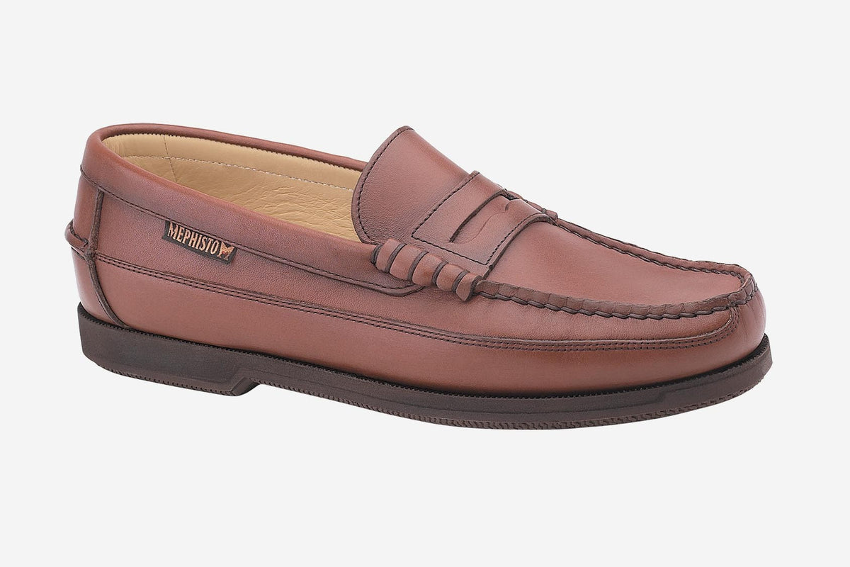 Men’s Mephisto tan loafer size 8.5 Fergus - Tobacco | Mephisto USA main image 3